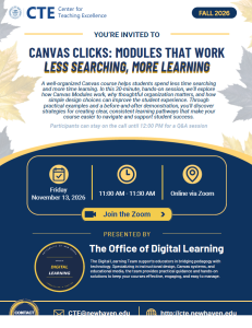 Canvas Clicks: Modules That Work - Less Searching, More Learning