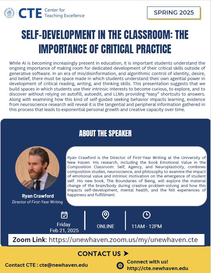 Self-Development in the Classroom - The Importance of Critical Practice