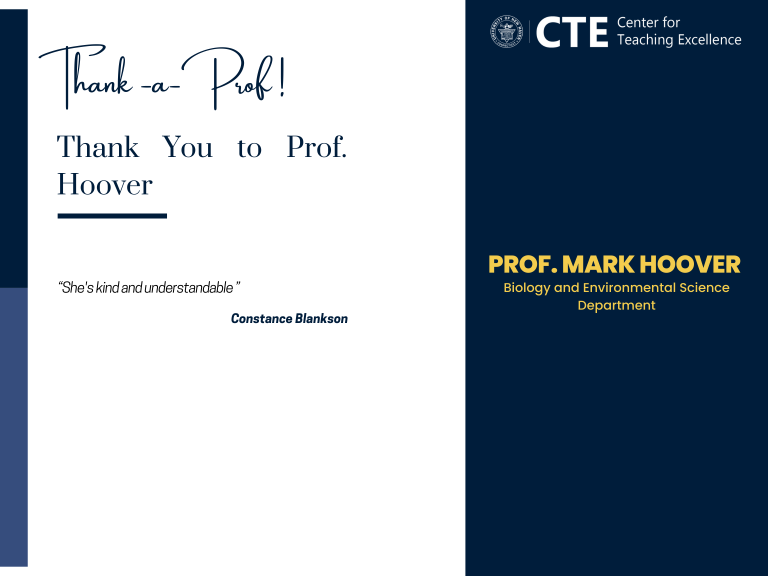 Prof. Mark Hoover