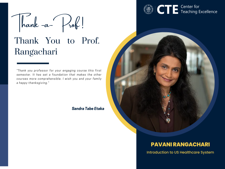 Prof Pavani Rangachari