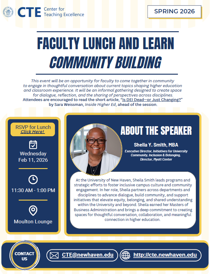 Faculty Lunch and Learn Community Building