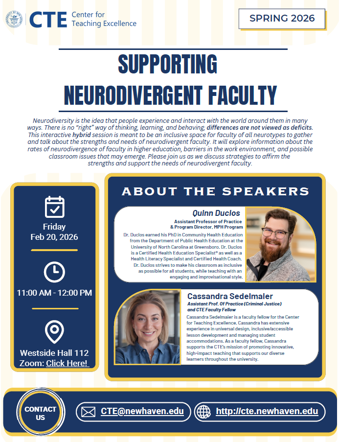 Supporting Neurodivergent Faculty