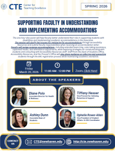 Supporting Faculty in Understanding and Implementing Accommodations