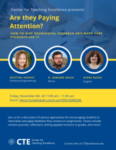 Are They Paying Attention? HOW TO GIVE MEANINGFUL FEEDBACK AND MAKE SURE STUDENTS USE IT