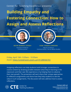 Building Empathy and Fostering Connection: How to Assign and Assess Reflections