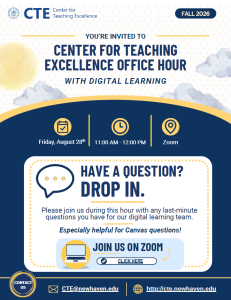 CTE Excellence Office Hour Flyer
