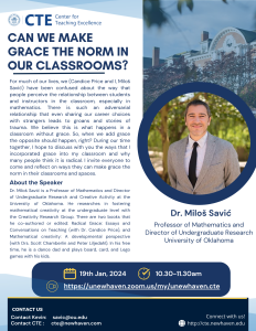 Can We Make Grace the Norm in Our Classrooms?