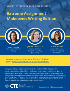 Extreme Assignment Makeover: Writing Edition