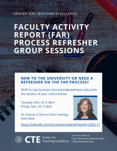 FACULTY ACTIVITY REPORT (FAR) PROCESS REFERESHER GROUP SESSIONS