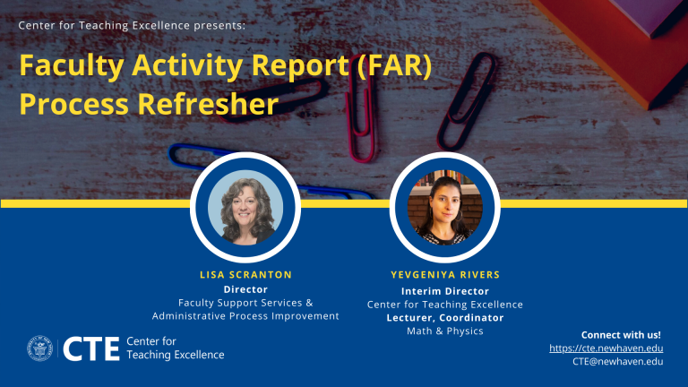 Faculty Activity Report