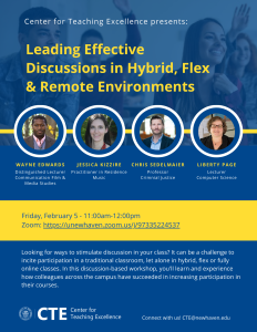 Leading Effective Discussions in Hybrid, Flex &Remote Environments
