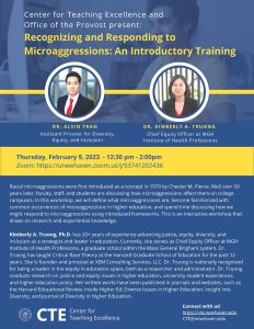Recognizing and Responding to Microaggressions: An Introductory Training