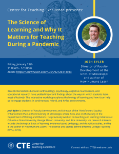 The Science of Learning Why It Matters for Teaching During a Pandemic